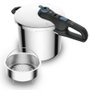 Tefal Olla a Presión Secure Trendy P2584401 de 8L en Acero Inoxidable